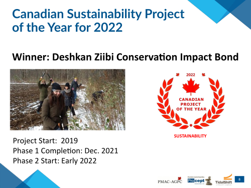 2022 Canadian Project Award - Sustainability